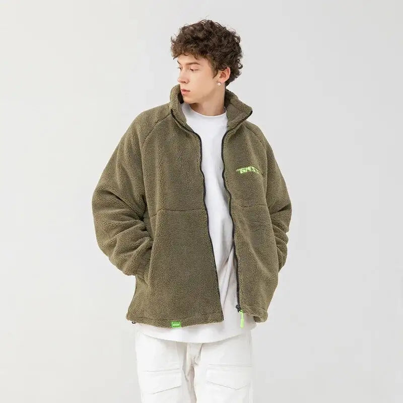 Wool Zipper Jacket